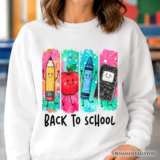 Back To School Fleece Sweatshirt