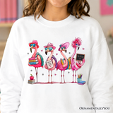 Back to School Flamingo Sweatshirt