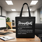 Accountant Definition Canvas Tote Bag
