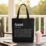 Aunt Definition Canvas Tote Bag