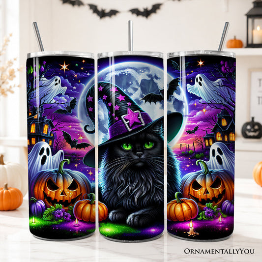 Witchy Black Cat 20oz Tumbler