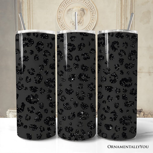 Glitter Leopard Print 20oz Tumbler