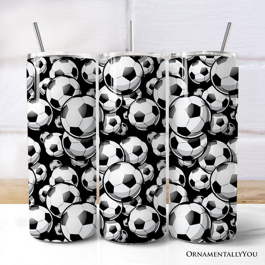 Soccer Ball 20oz Tumbler