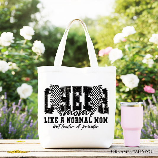 Cheer Mom Canvas Tote Bag