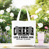 Cheer Mom Canvas Tote Bag