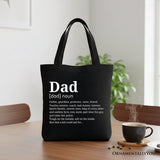 Dad Definition Canvas Tote Bag