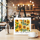 Among the Sunflowers Canvas Tote Bag