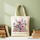Just One More Chapter Canvas Tote Bag