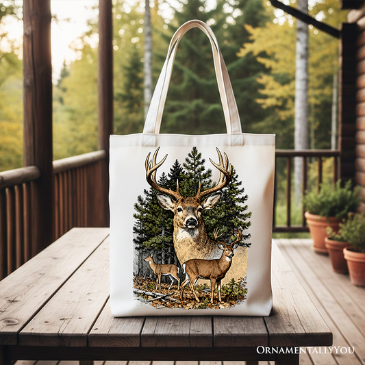 Deers Canvas Tote Bag