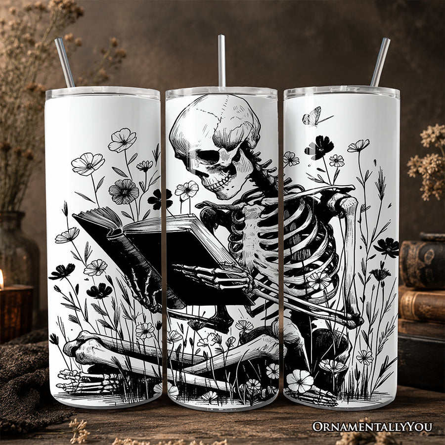 Reading Skeleton 20oz Tumbler