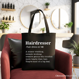 Hairdresser Definition Canvas Tote Bag