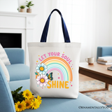 Let Your Soul Shine Canvas Tote Bag