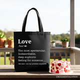 Love Definition Canvas Tote Bag