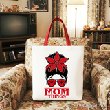 Mom Things Canvas Tote Bag