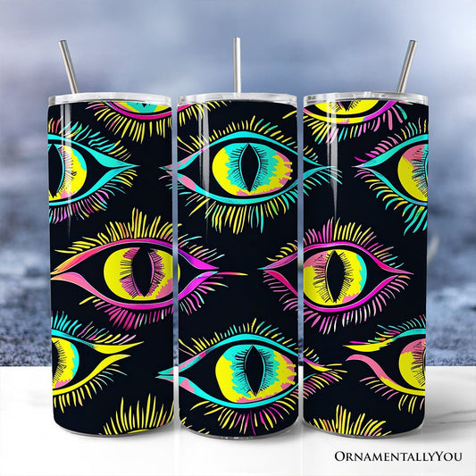 Neon Eye Print 20oz Tumbler