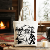 Respect The Local Cryptid Squad Canvas Tote Bag