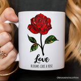 Rose Ceramic Mug