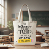 Great Teacher Canvas Tote Bag