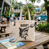 Boop Shark Canvas Tote Bag