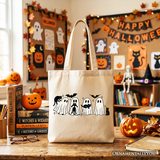 Teacher Ghost Halloween Tote Bag