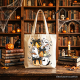 Halloween Ghost Canvas Tote Bag