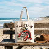 Yee Claw Lobster Canvas Tote Bag