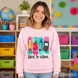 Back To School Fleece Sweatshirt