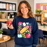 Floral School Sweatshirt