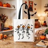 Dancing Skeletons Canvas Tote Bag
