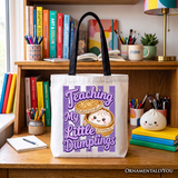 Teaching My Little Dumplings Canvas Tote Bag