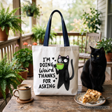 Doing Weird Canvas Tote Bag