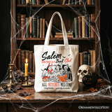 Salem Book Club Canvas Tote Bag