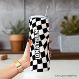 Swirl Checkerboard 20oz Tumbler