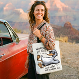Whatever Life Throws Duck Canvas Tote Bag