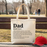 Dad Definition Canvas Tote Bag
