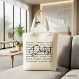 Dentist Definition Canvas Tote Bag
