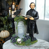 Edgar Allan Poe Handpainted 9" Figurine, Horror Home Statue Decoration