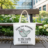 From The Windows To The Walls Canvas Tote Bag