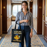 Here For The Free Ice Cream Canvas Tote Bag