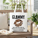 Glammy Leopard Canvas Tote Bag