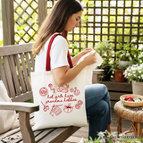 Hot Girls Have Grandma Hobbies Canvas Tote Bag