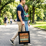 I Left My Garage Canvas Tote Bag