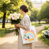 Let Your Soul Shine Canvas Tote Bag
