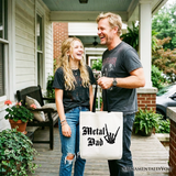 Metal Dad Canvas Tote Bag