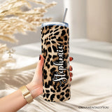 She Is Mom Leopard Print 20oz Tumbler