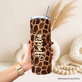 Safari Giraffe Print 20oz Tumbler