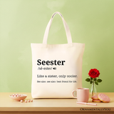 Seester Definition Canvas Tote Bag