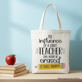Great Teacher Canvas Tote Bag