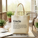 Uncle Definition Canvas Tote Bag