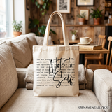 Note To Self Canvas Tote Bag